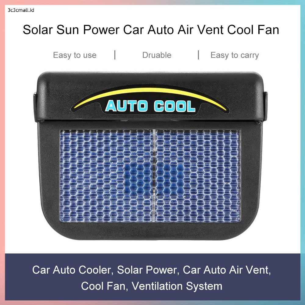 Readysolar Sun Power Car Auto Air Vent Cool Fan Cooler Ventilation System Radiator Shopee Indonesia