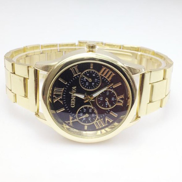 jam tangan fashion geneva chronograph chain watch (1J1) jwa051