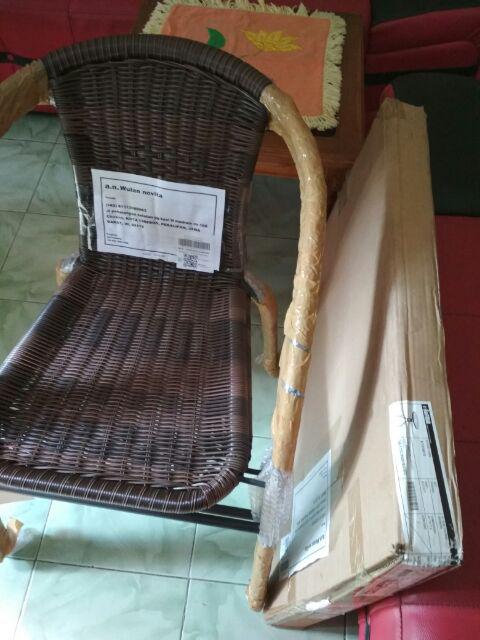 Furniture Meja Kursi Teras Set Isi 3 Pcs