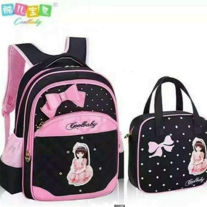 MOEZHA TAS _ TAS RANSEL ANAK PEREMPUAN MOTIF (BALQIS) TAS SEKOLAH ANAK CEWEK TK SD BAHAN KANVAS DINIER