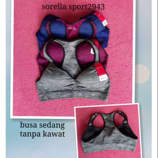Sorella sport bra sport 2943 sport bra sorella xl cross back zumba aerobik