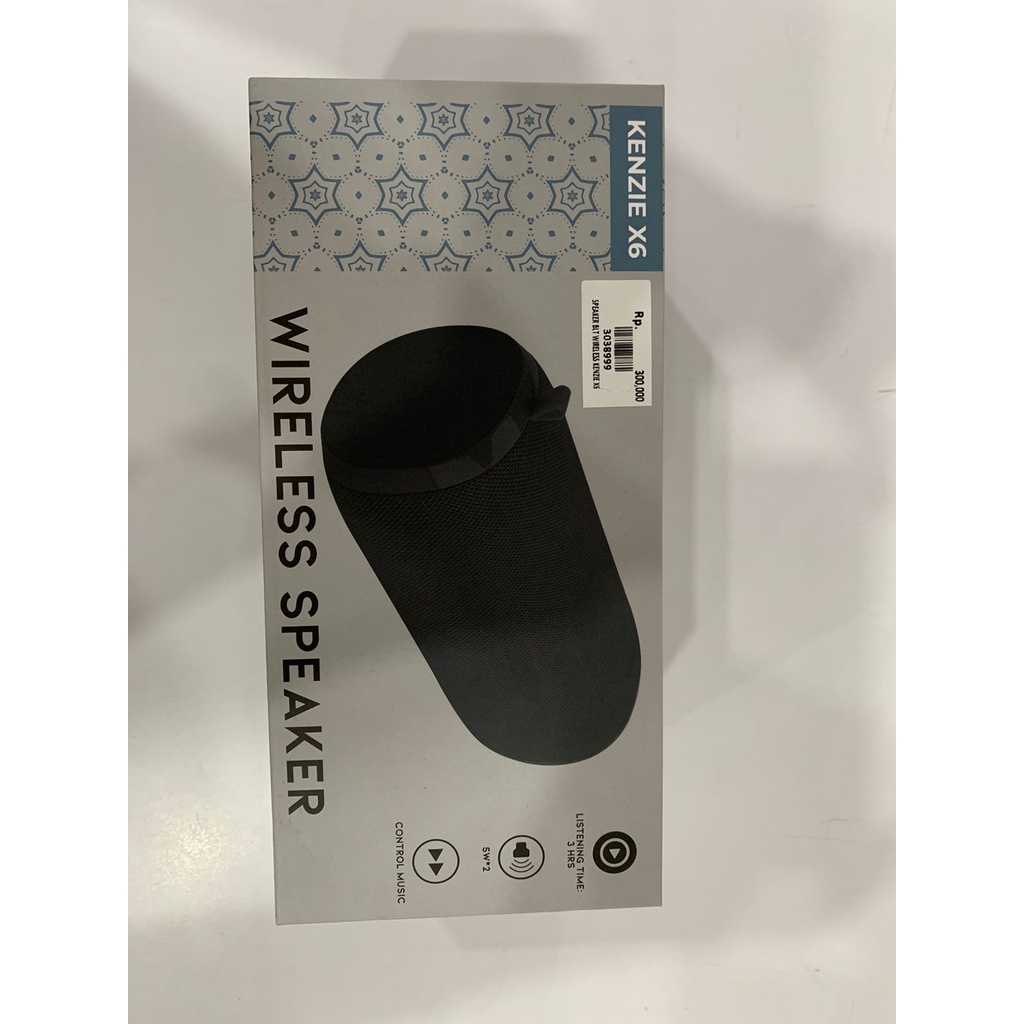 SPEAKER BLUETOOTH WIRELESS KENZIE X6