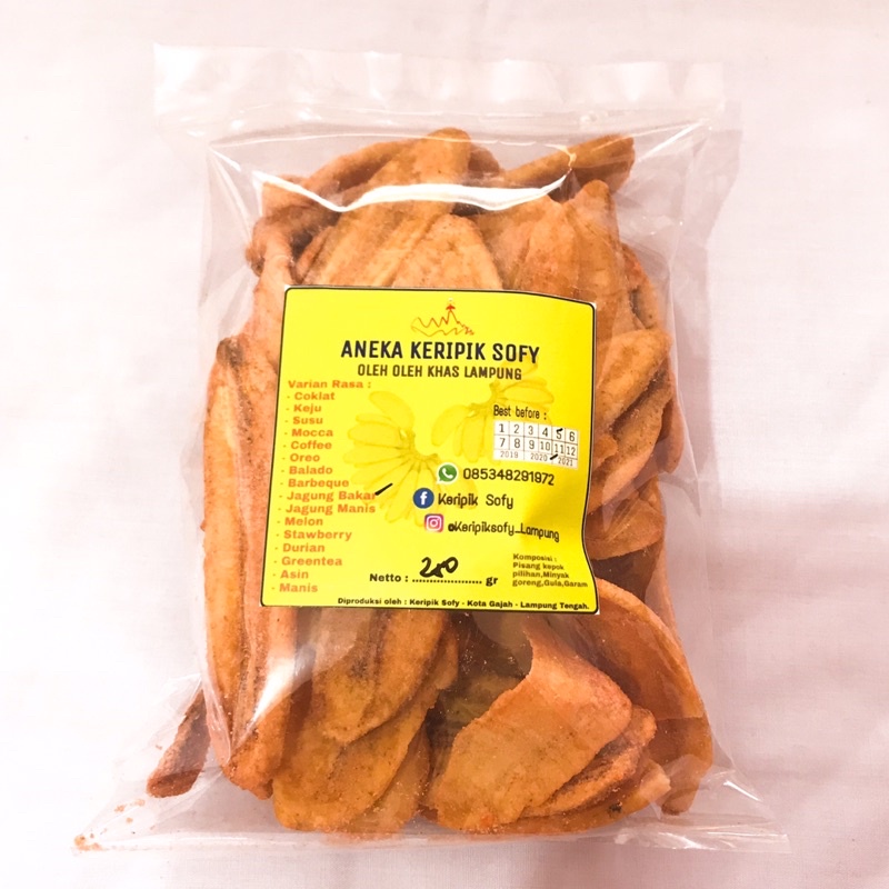 

Keripik pisang JAGUNG BAKAR 250gr