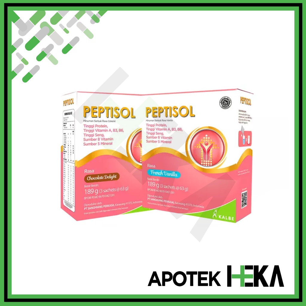 

Peptisol Vanila/Coklat 180 gram - Nutrisi Tinggi Protein Rendah Residu (SEMARANG)