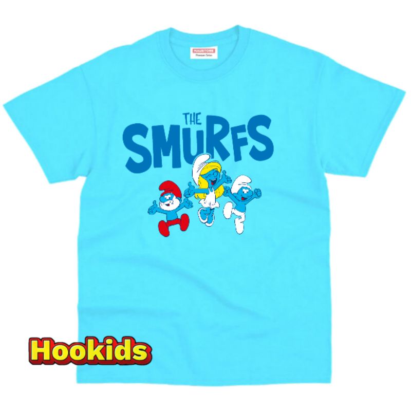 Kaos Anak The Smurfs Bahan Premium