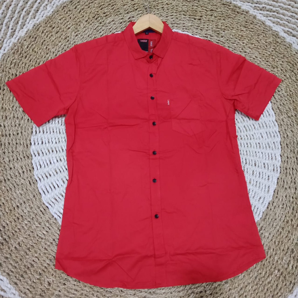 KEMEJA PRIA LENGAN PENDEK/KEMEJA POLOS PRIA/KEMEJA PRIA SLIMFIT/KEMEJA CASUAL PRIA