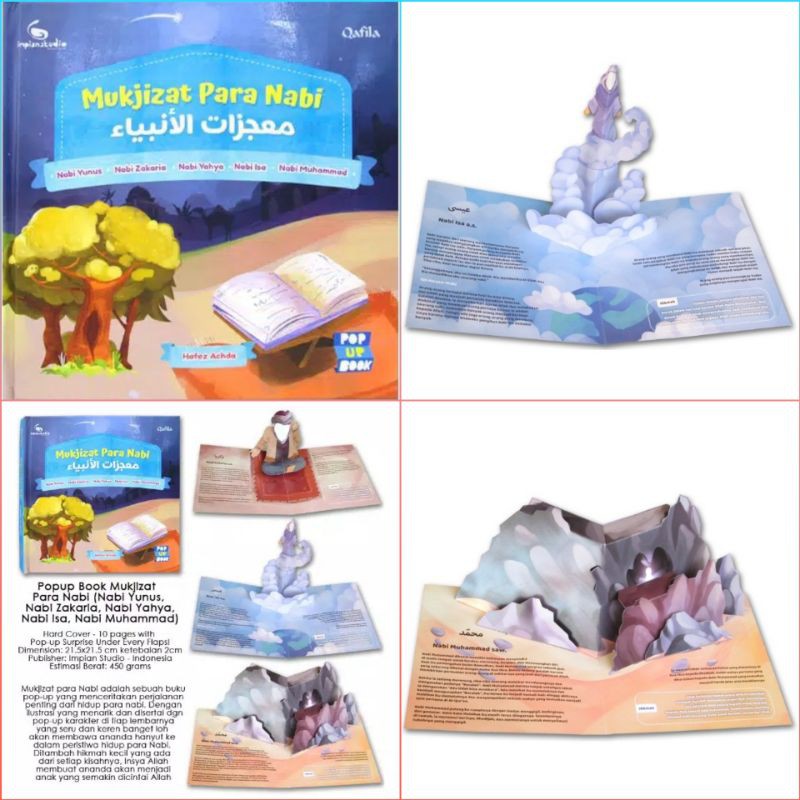 POP UP BOOK MUKJIZAT PARA NABI..NABI YUNUS,ZAKARIA,YAHYA,ISA,MUHAMMAD SAW