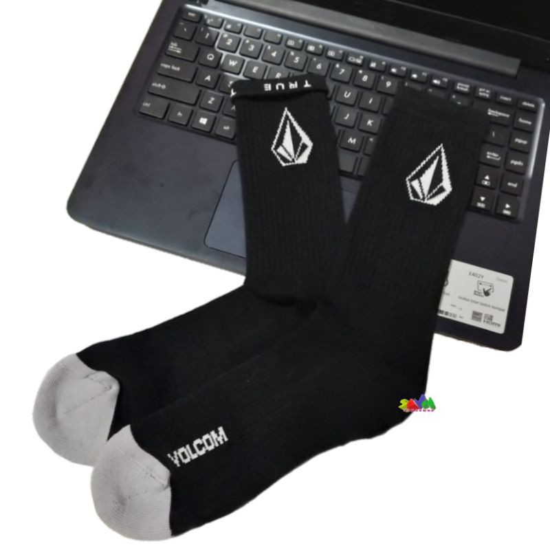 kaos kaki isi 3 ORI volcom stone 3 pack black original