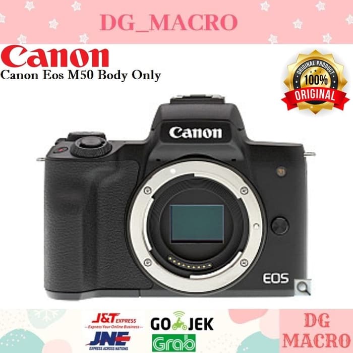Canon EOS M50 Body Only - CAMERA MIRRORLESS - GARANSI RESMI 