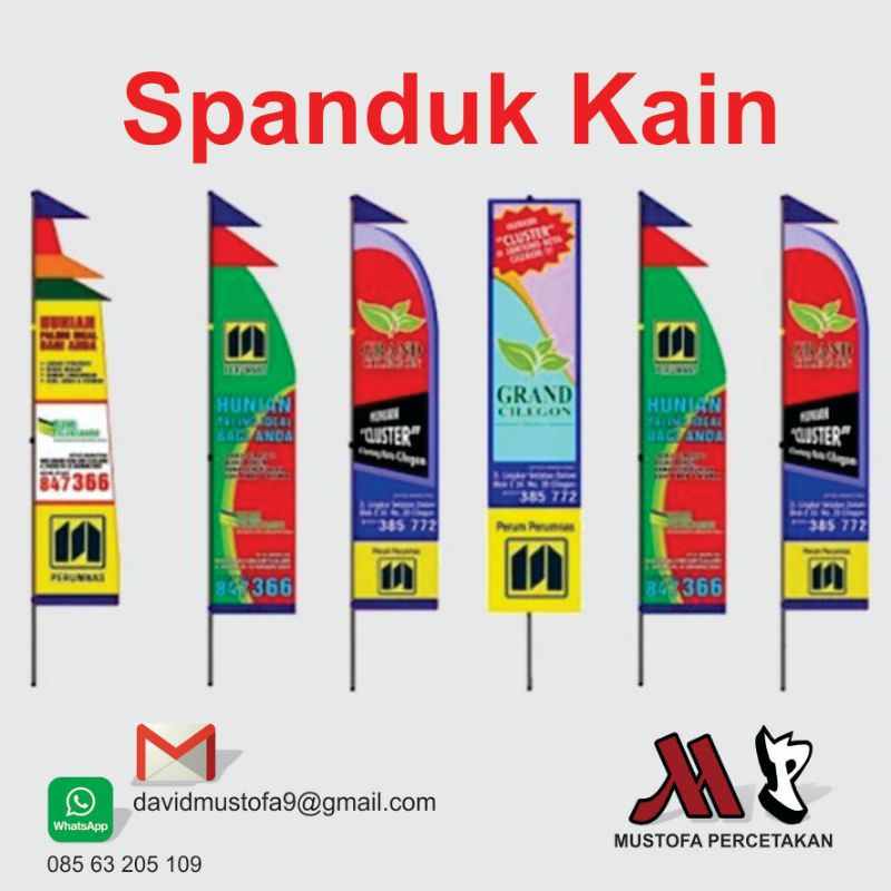 Jual CETAK SPANDUK KAIN BAHAN SATIN / LIGHT BANNER | Shopee Indonesia