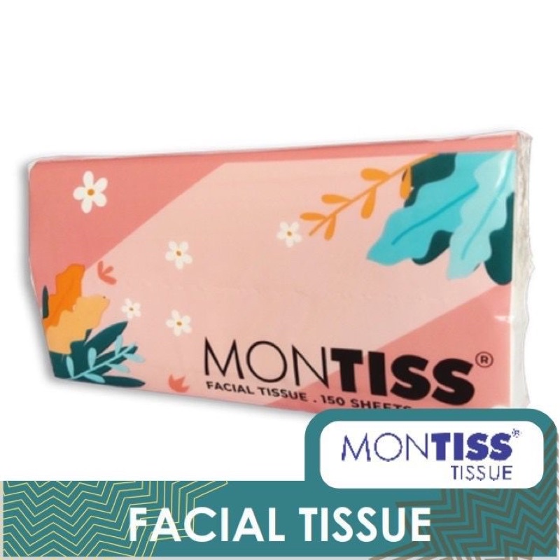 tisu tissue facial montiss 150 sheets 2ply