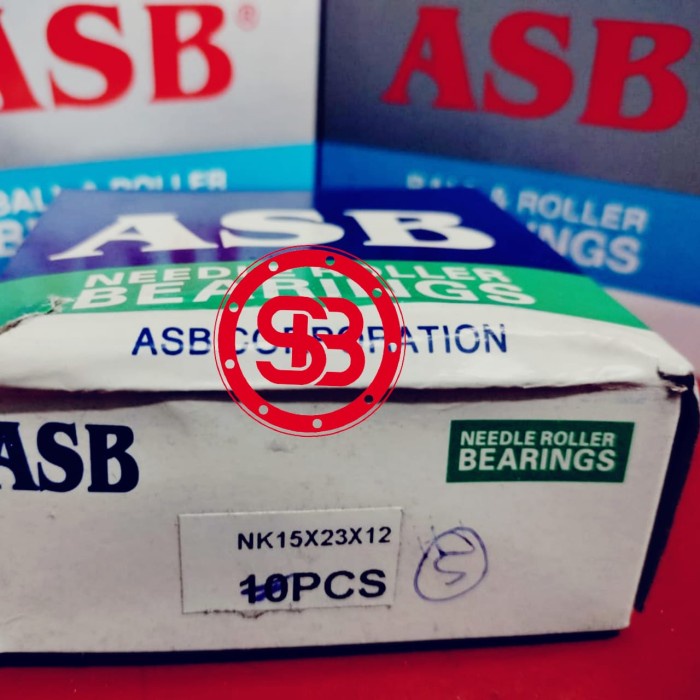 Bearing / Laker / Laher NK 15 x 23 x 12 ASB