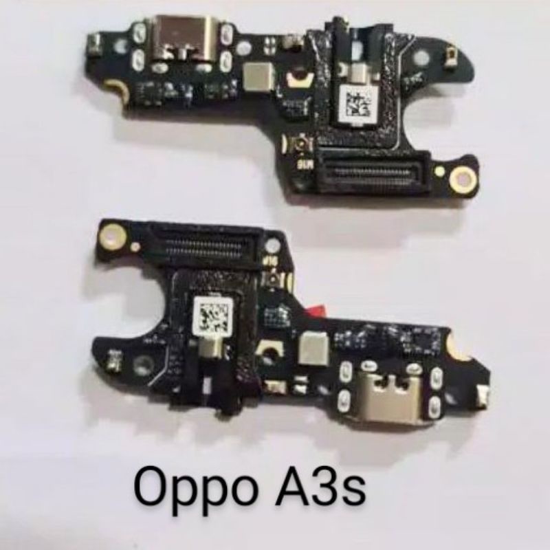 Papan Carger OPPO A3S Board UI+ Connector Charger Board Konektor Cas Flexible Flexibel Carger Original