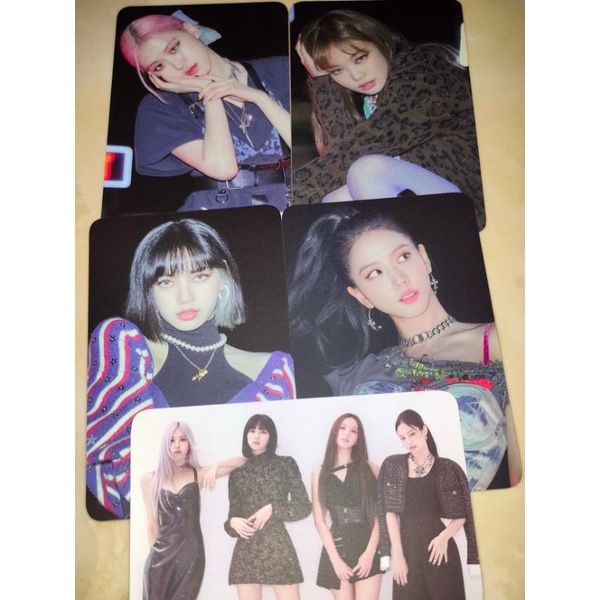 blackpink photocard benefit 4+1 the album photobook limited edition ktown