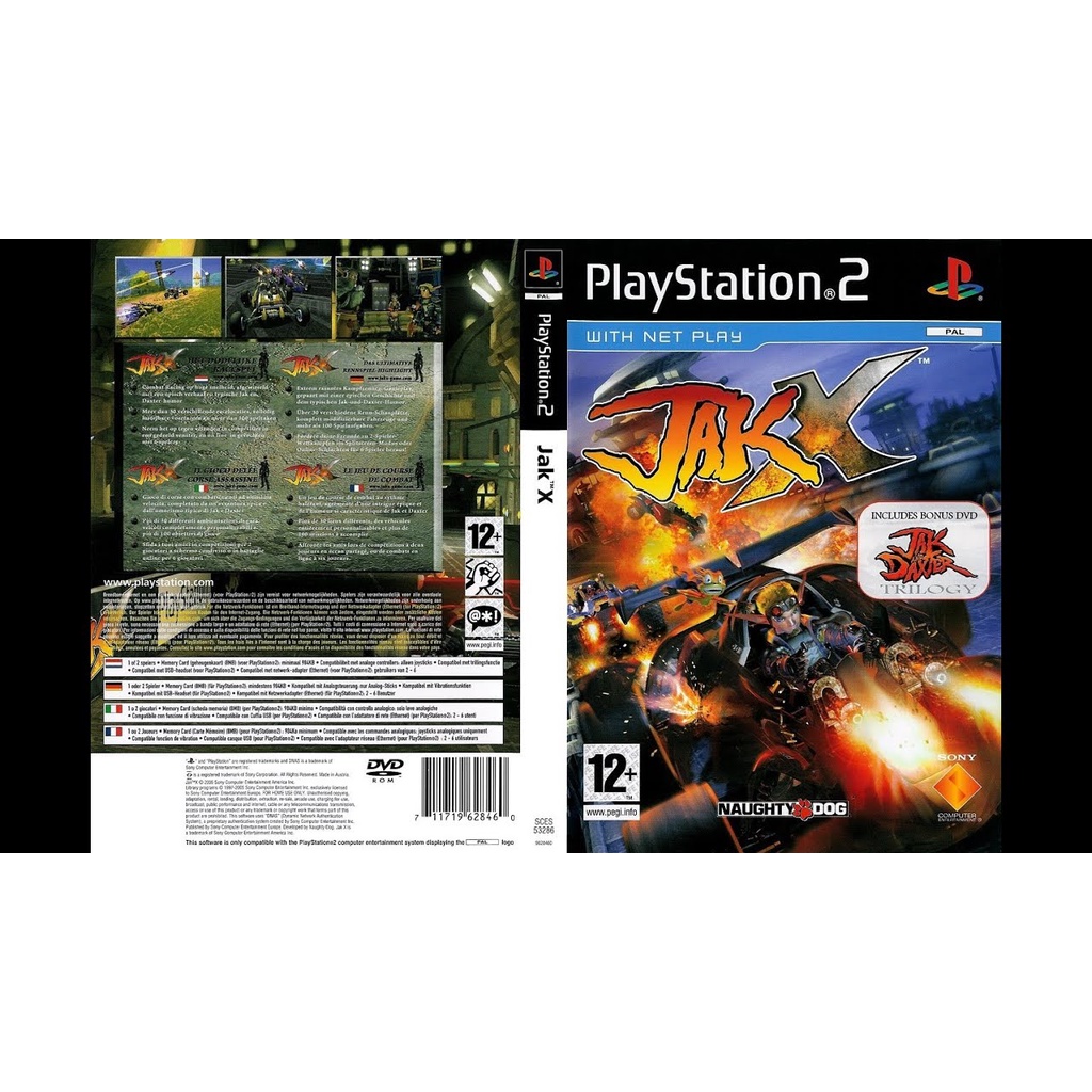 Kaset Ps2 Game Jak X Combat Racing