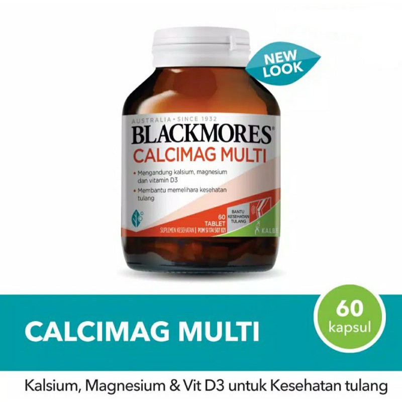 Blackmores calcimag multi (30) &amp; (60) / kalsium 30 cap &amp;60 cpa