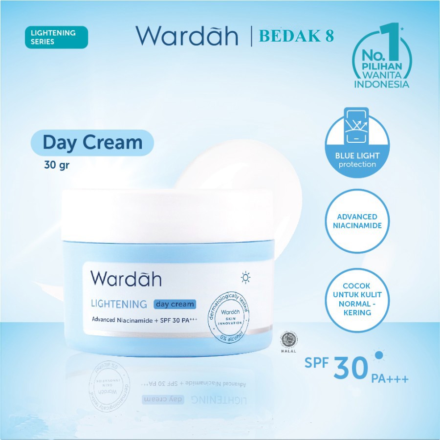 Wardah Lightening Day Cream Advanced Niacinamide 30 gr