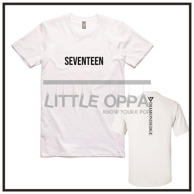 KAOS T-SHIRT KPOP SEVENTEEN DIAMOND EDGE