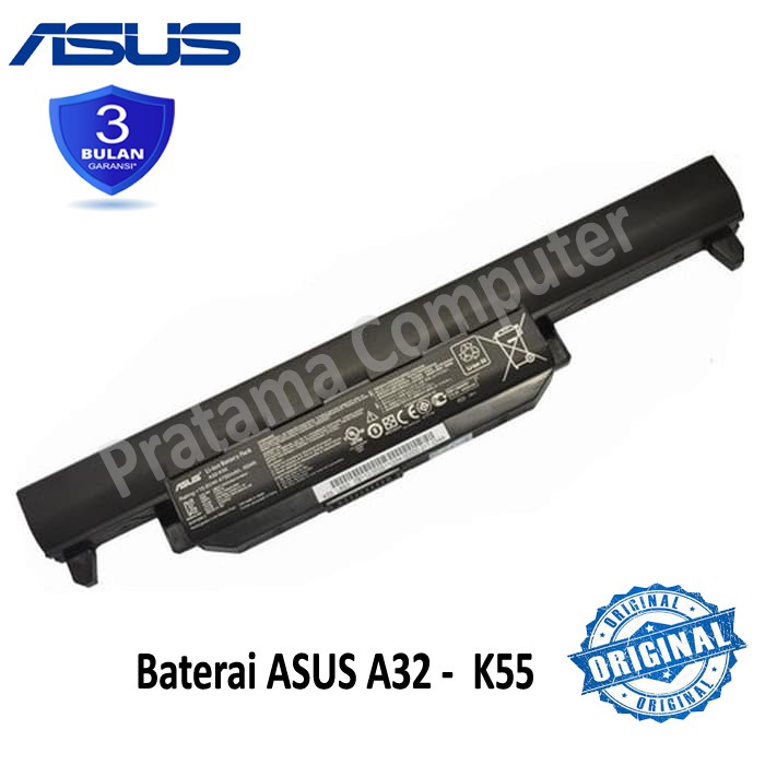 Baterai Batre Original Laptop Asus X45 X45A X45C X45U K45 K45D K55 K75