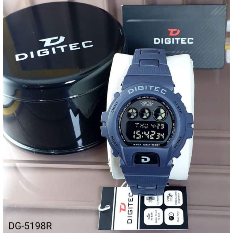 Jam Tangan Pria Digital Digitec Original DG-5198R  Gratis Ongkir COD