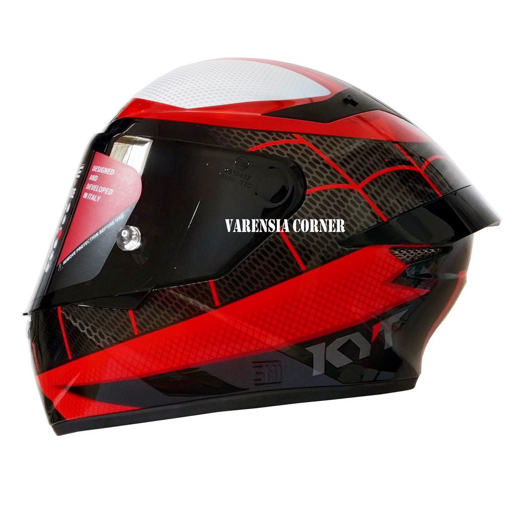 HELM KYT TT COURSE SPIDERMAN LIMITED EDITION KYT TTC SPIDERMAN ORIGINAL KYT