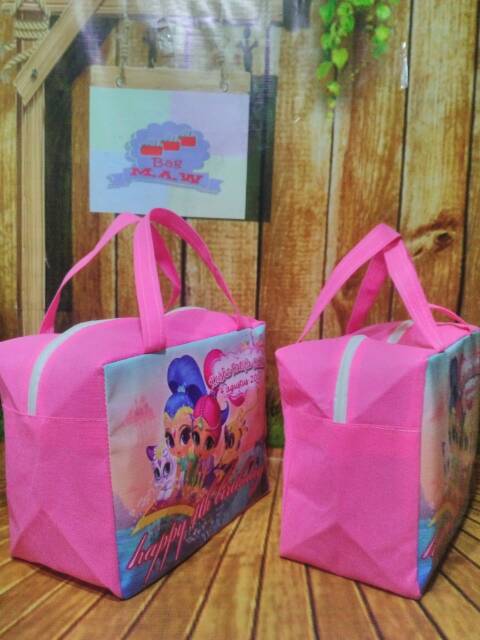 Tas Souvenir Ulang Tahun / Goodie bag / Tas resleting / souvenir ultah / tas souvenir-3