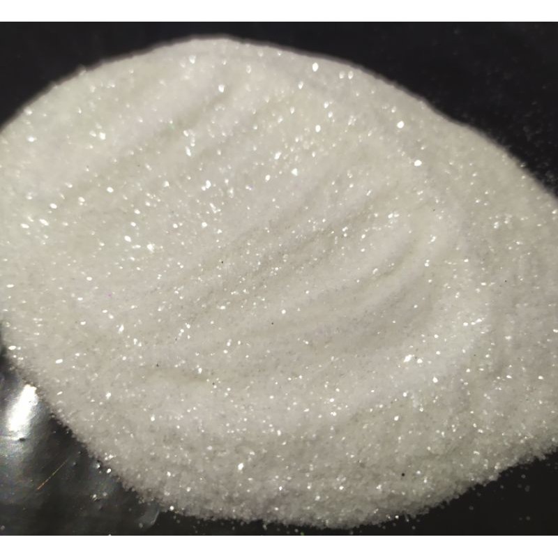 BUBUK GLITER SUGAR PUTIH GLITTER POWDER 8gr CUP MEDIUM