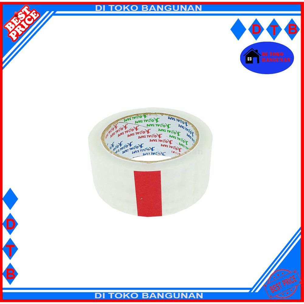 Lakban Bening Tebal 2 Inch Goal Tape