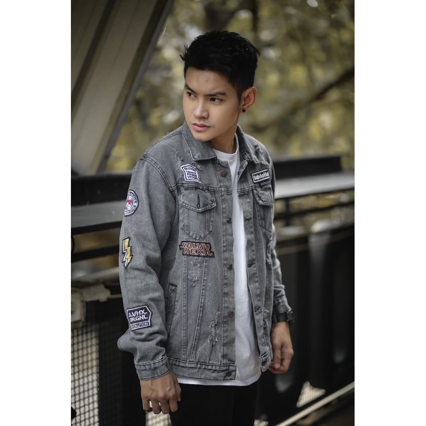 Jaket Denim Pria ORiginal Salvio Hexia