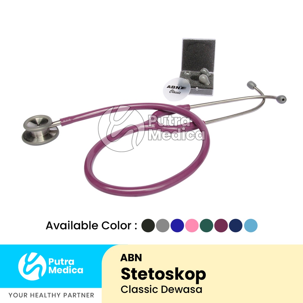 ABN Stetoskop Classic Dewasa / Stethoscope Warna - Warni / Stethoscop / Stetoscope / Stetoscop / Alat Kedokteran