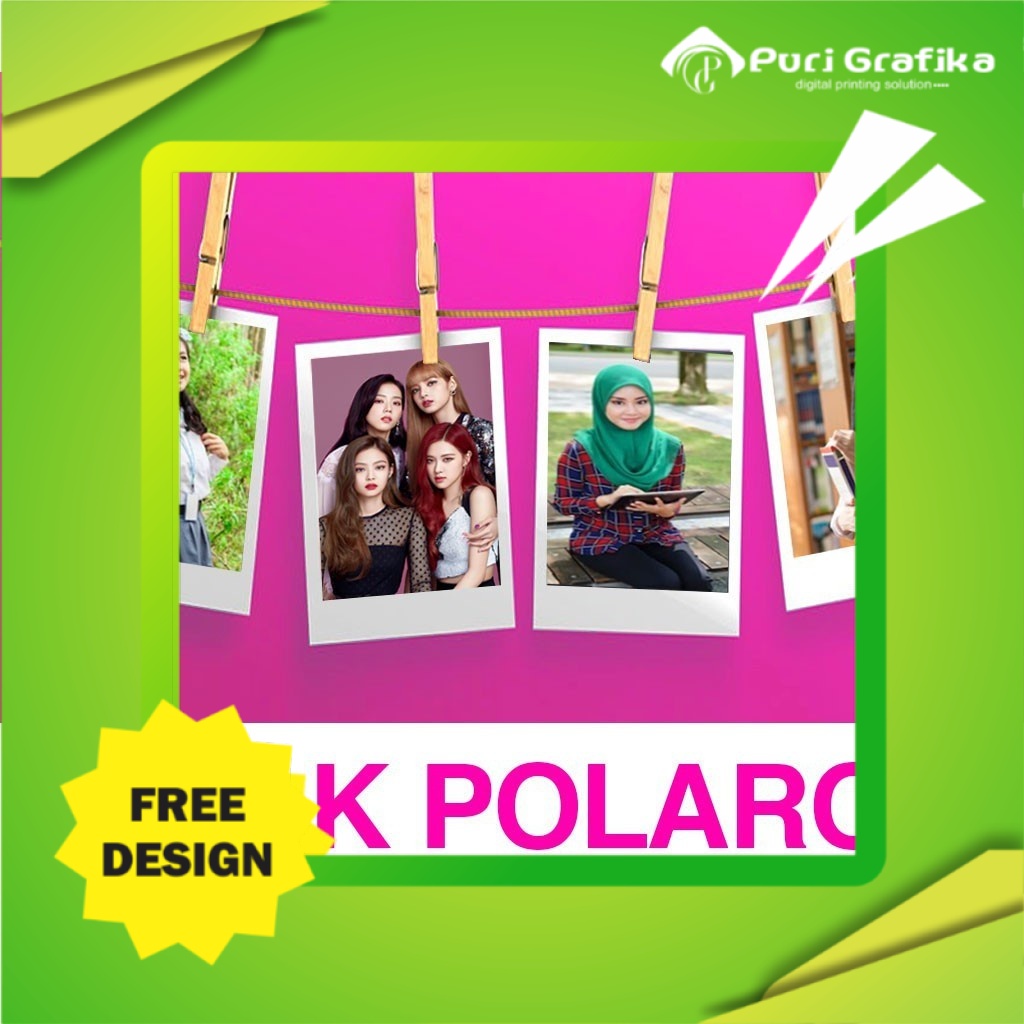 Jual Polaroid Murah Cetak Foto Polaroid R Polos Dan Motif Hari Jadi Bebas Custom Motif Dan