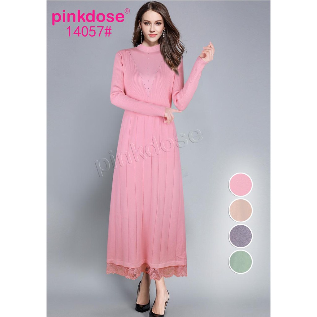 GAMIS RAJUT PINKDOSE | #14058 | PREMIUM
