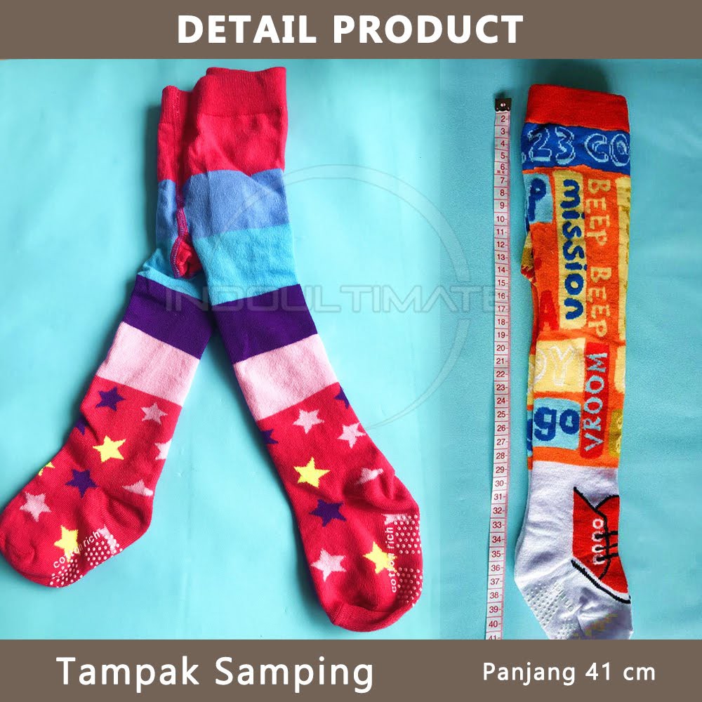 Legging bayi tutup kaki Celana Bayi Perempuan Laki Laki Import CLB-6002 Baru Lahir Kaki Tutup Motif