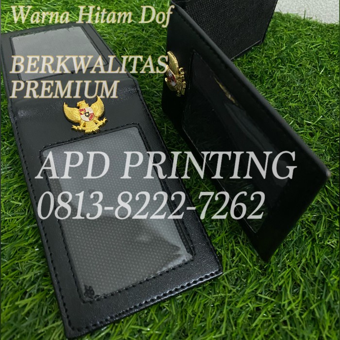 

Unik Dompet Kartu Saku Name Tag Id Card Saku Kulit Magnet Garuda Premium Terbatas