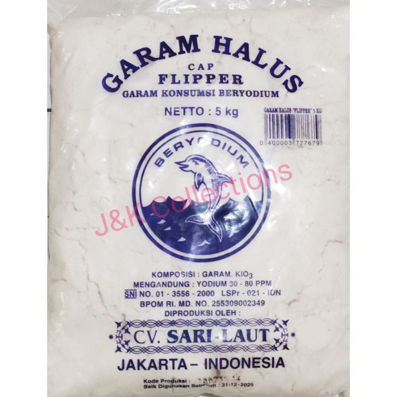 

Garam Halus Beryodium merk Flipper 5kg