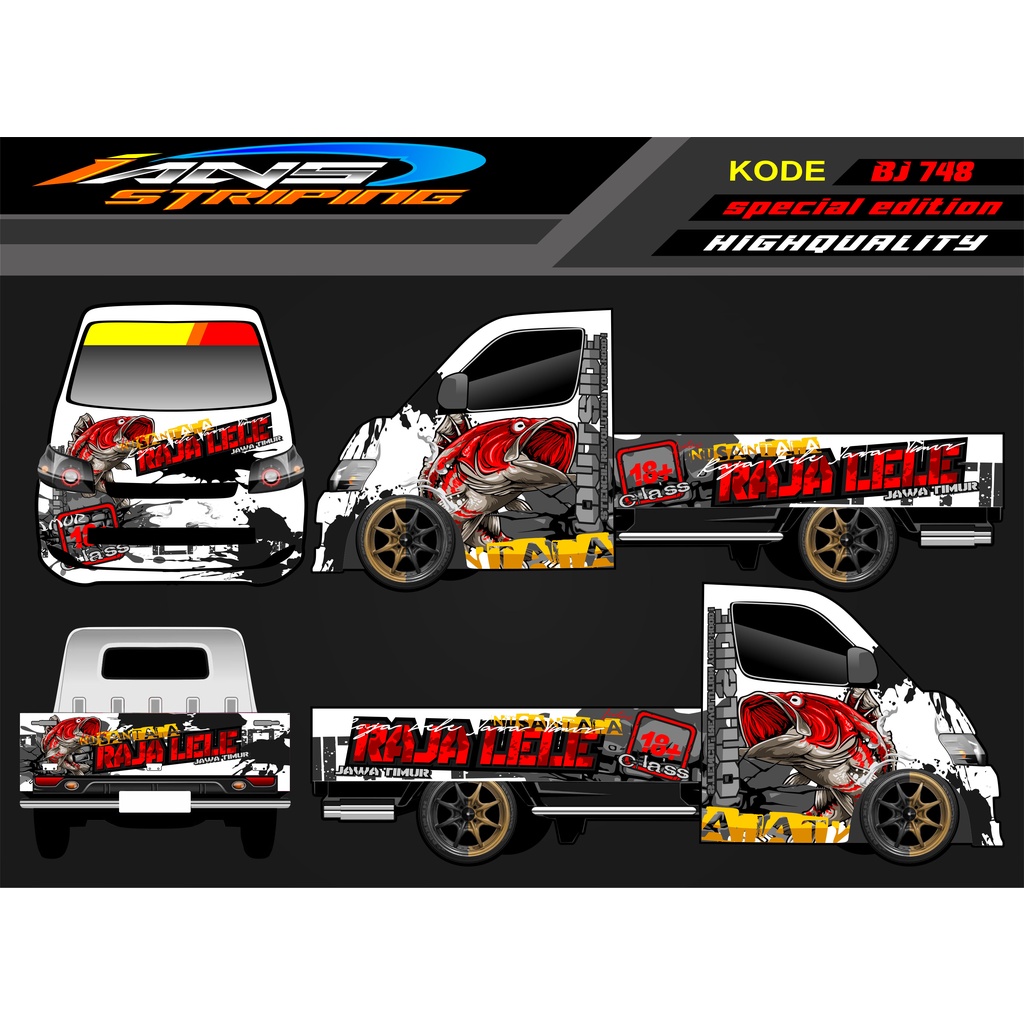 STICKER MOBIL PICK UP GRANMAX , CARRY , L300 / DECAL PICK UP / DECAL GRANMAX / DECAL STICKER MOBIL