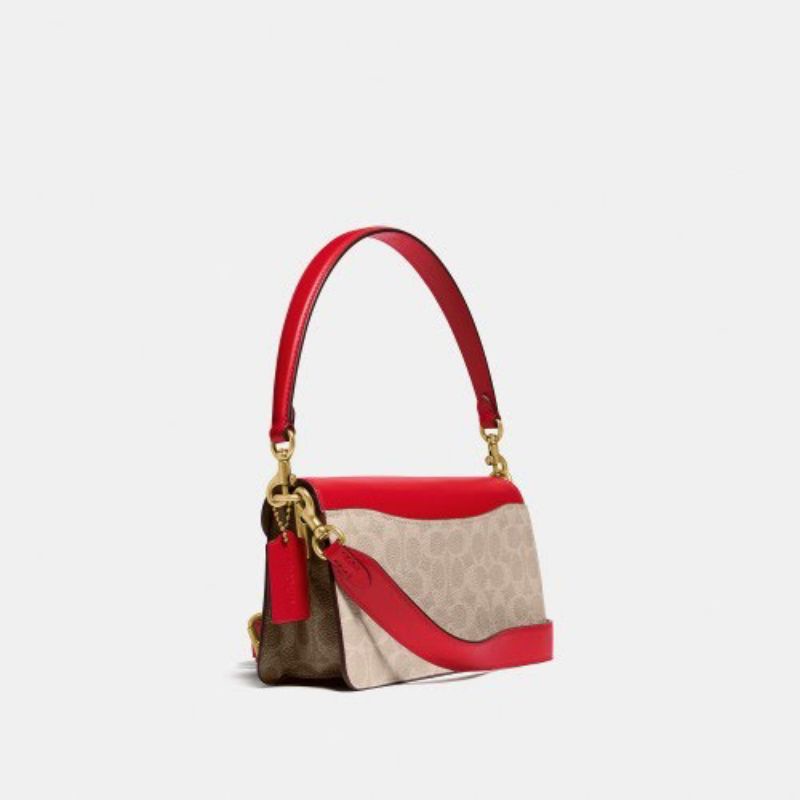 Coach Tabby Shoulder Bag 26 Sand Electric