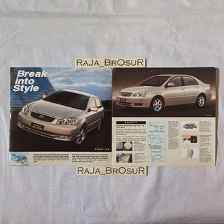 Image of thu nhỏ Poster brosur Toyota Corolla Altis Brad Pitt 2001 #3
