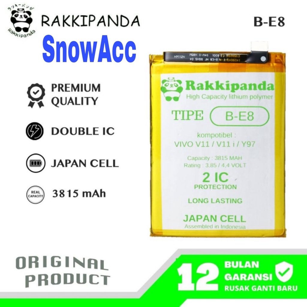 Rakkipanda Baterai Vivo V11 / V11i / Y97 Baterai B-E8 Vivo V 11 ( BE8 )