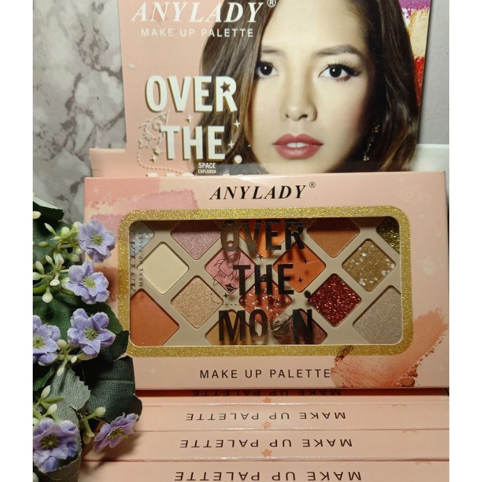 Promo New  Anylady Eyeshadow| Glitter | Blush on| Highlighter SUPER BIG 16 COLOR NO.777
