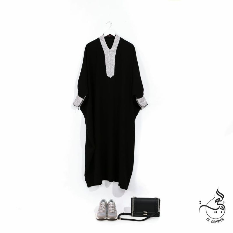Abaya Nafeesa Black Series by Al Arabian