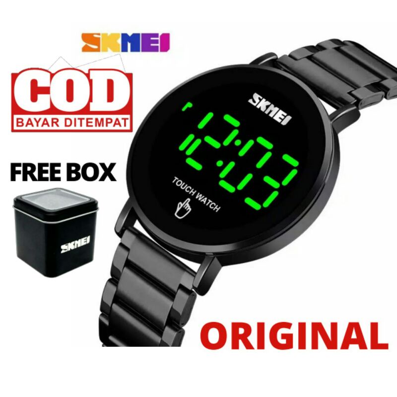 COD Jam tangan SKMEI 1550 Touch Watch Layar Sentuh Digital Original