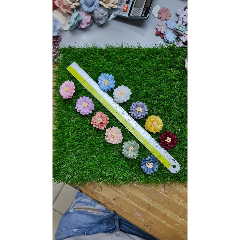 BUNGA KRISAN SILK (no.17) dijual perKUNTUM