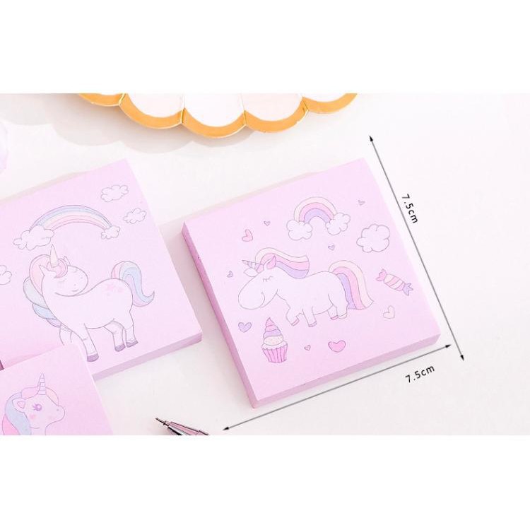 

MEMO MINI STICKY NOTE UNICORN BARU STICKY NOTE PINK UNICORN