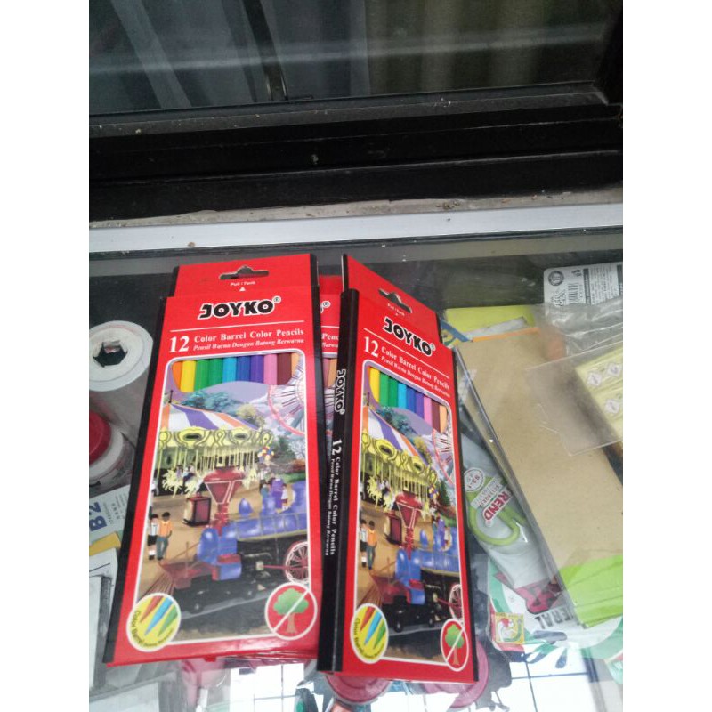

Pensil warna panjang Joyko - 12 Warna Cp-116