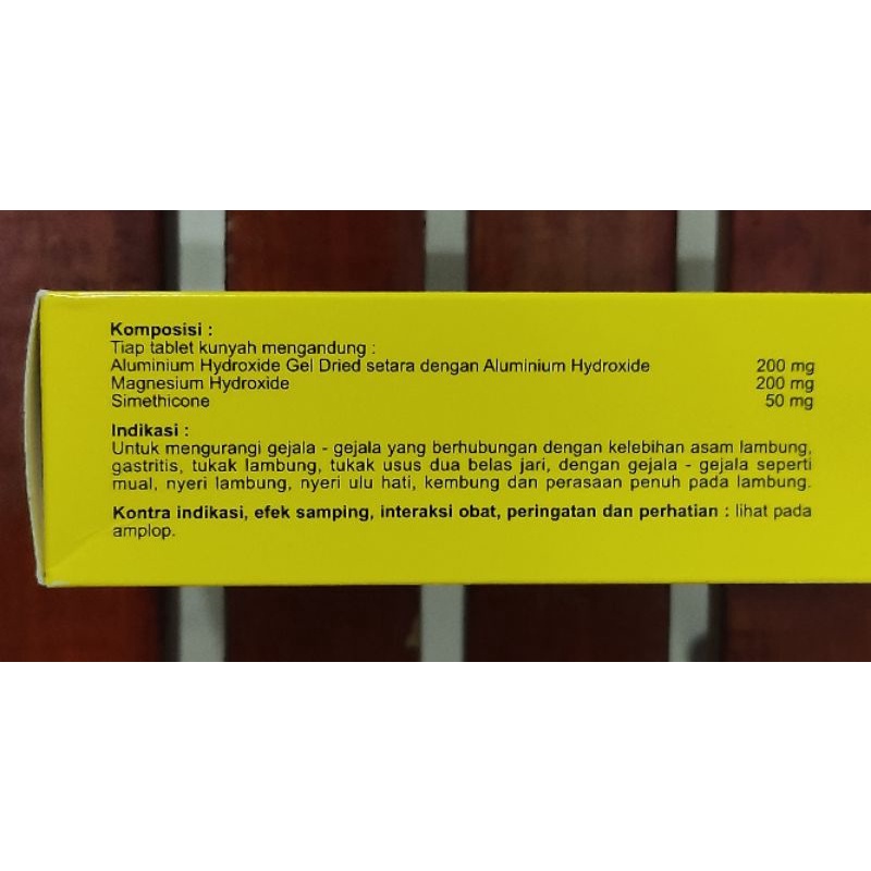 Bufantacid 10 Tablet / Obat Asam Lambung / Maag / Perut Kembung / Nyeri Ulu Hati