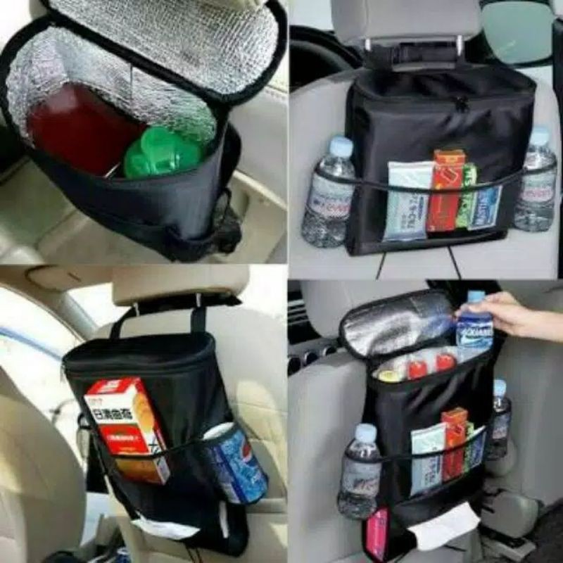 RAK GANTUNG MOBIL PENAHAN PANAS BOTOL MINUM TEMPAT TISSUE