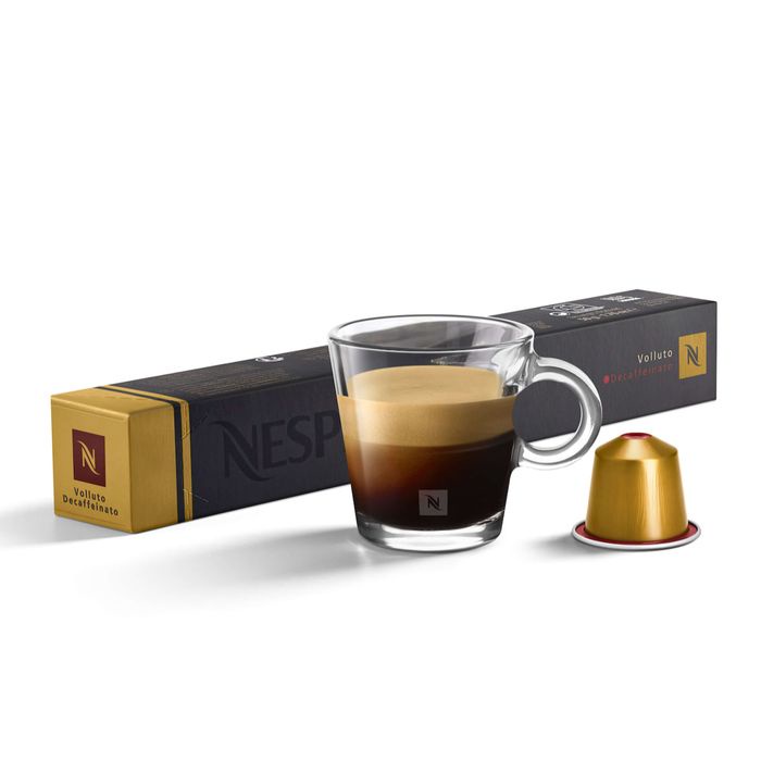 

201ggffg Nespresso Volluto Decaffeinato Coffee Capsule / Kapsul Kopi - 10 Caps Ds20X11