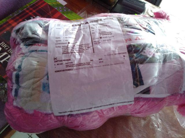 Bantal Foto Murah Ukuran Standar Tidur 60x40cm Print Nama Foto Gambar Karakter Gratis Free Cantik