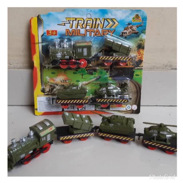 Miniatur Militer - Train military - Mainan anak set militer